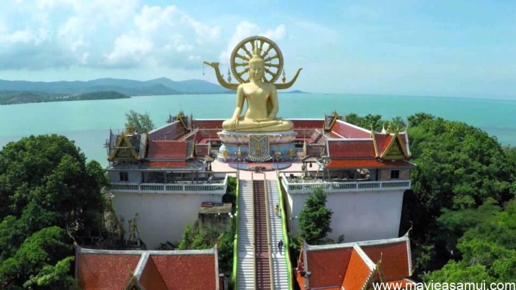 Big Buddha a Koh Samui vue aérienne