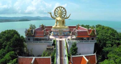 Big Buddha a Koh Samui vue aérienne