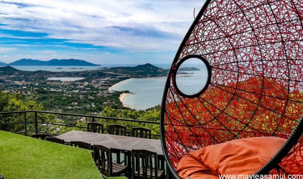 La terrasse du Heart Shape Mountain Seaview a Koh Samui