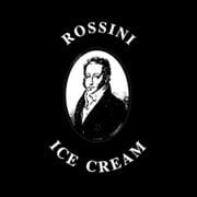 Logo de Rossini Ice cream. Fabricant de glace a Lamai, Koh Samui.