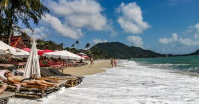 Plage devant le No Stress a Lamai Beach