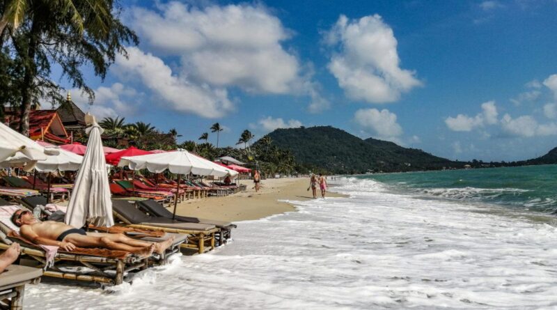 Plage devant le No Stress a Lamai Beach