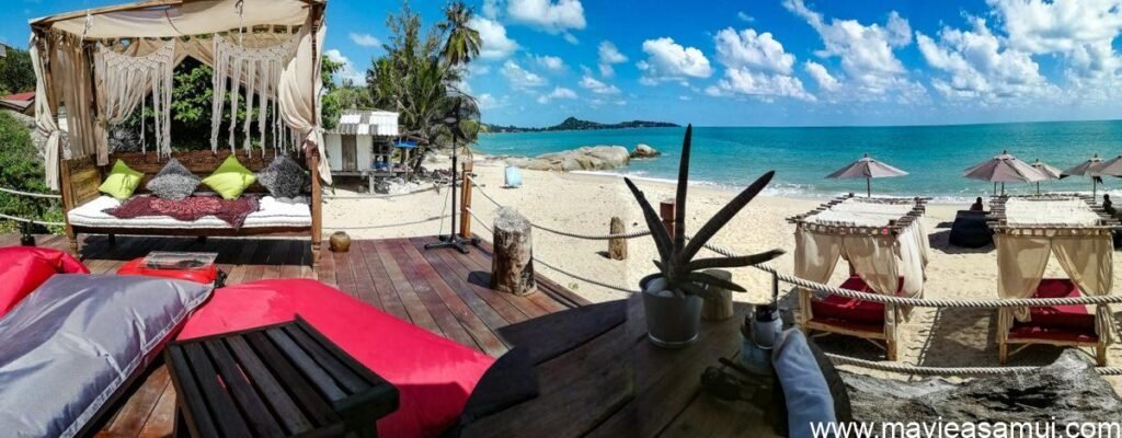 Terrasse de La Bohemia Beach Lounge a Lamai Beach