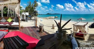 Terrasse de La Bohemia Beach Lounge a Lamai Beach