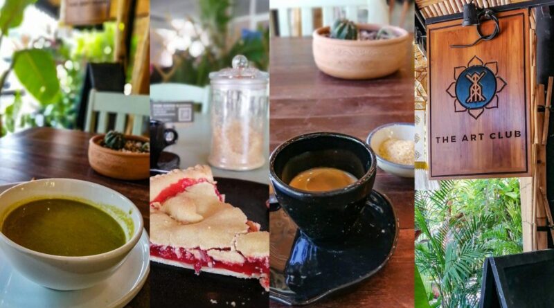 Banniere The Art Club restaurant vegetarien et vegan a Koh Samui
