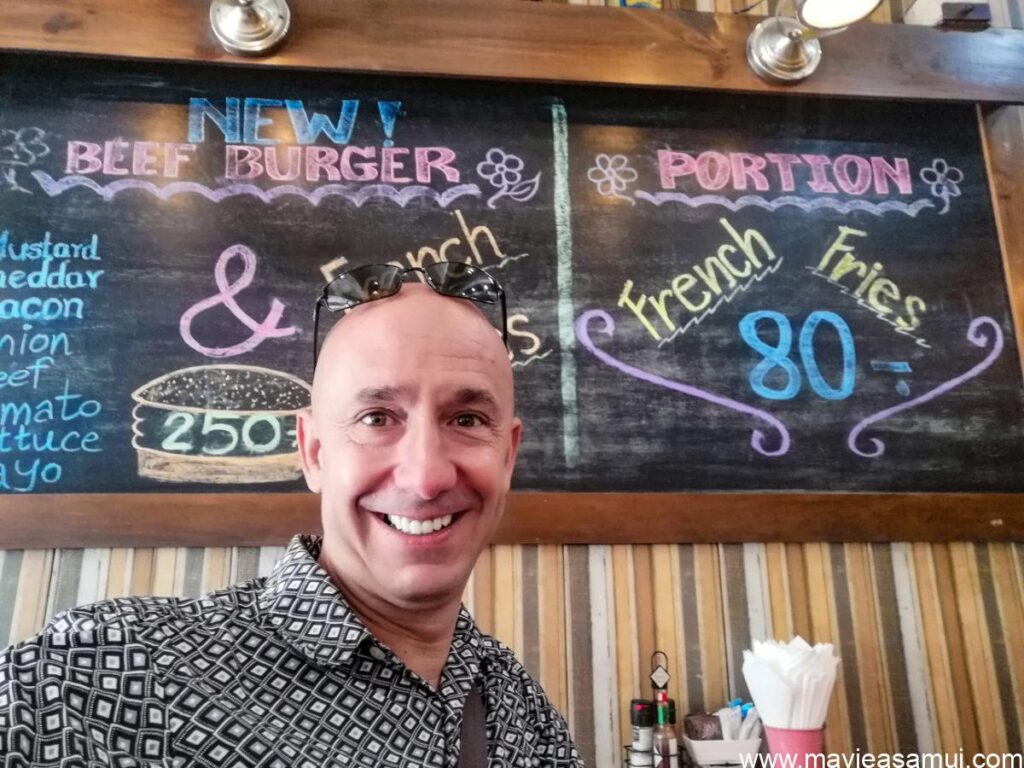 Bernie a la Boulangerie-pâtisserie La Fabrique a Lamai (Koh Samui)