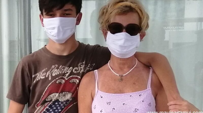 Sabine et Marco en quarantaine Covid-19 dans un hôtel a Bangkok