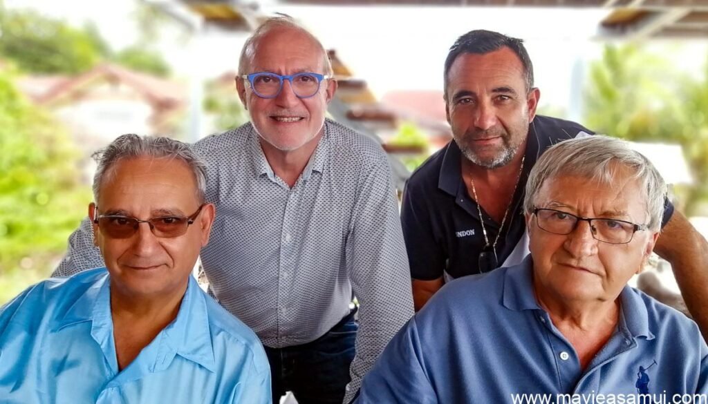 Rencontre avec Claude Bauchet, Dominique Bienfait, Hubert J. Leduck et Christophe Thiollet a la Bohemia