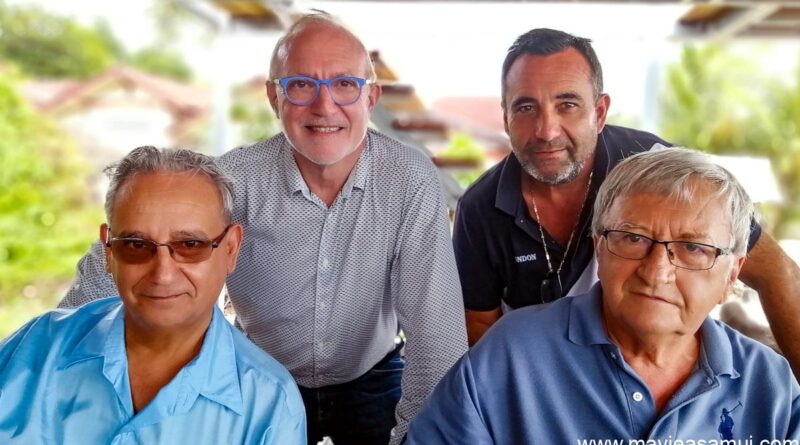 Rencontre avec Claude Bauchet, Dominique Bienfait, Hubert J. Leduck et Christophe Thiollet a la Bohemia