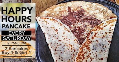 Happy Hour Crêpe – 1 Dégustée C’Est 1 Offerte De Plus Happy Hours crepes a la Bohemia Beach a Koh Samui.