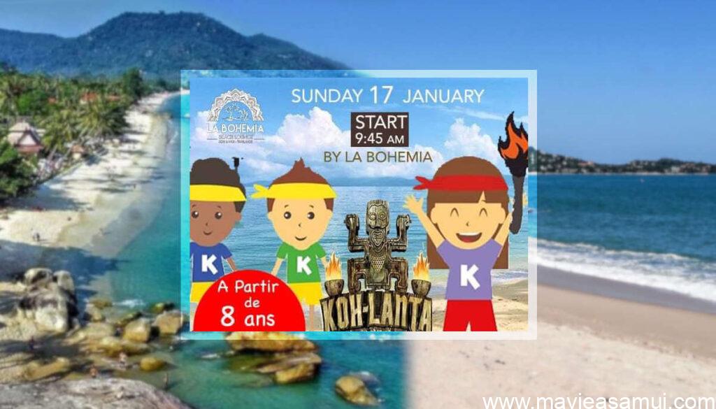 Koh-Lanta Kids Samui, la journée des enfants a Koh Samui