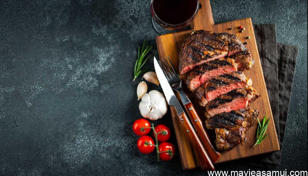 La Cote de Boeuf Samui, plats sous-vide