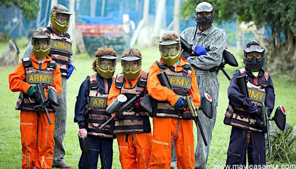 Equipe Samui Paintball Party