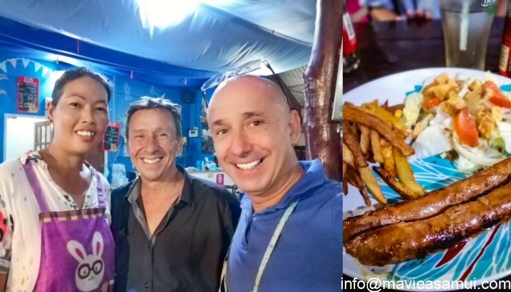 Komrai est petit un restaurant franco-thaï situee pres du marche de Bangrak (Bophut) a Koh Samui, Thaïlande.