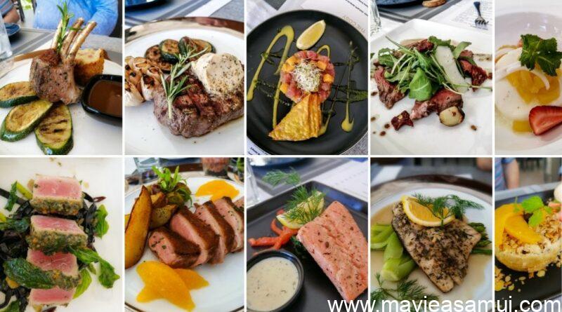 Nouveau menu The Cosy Restaurant Fisherman's Village a Koh Samui