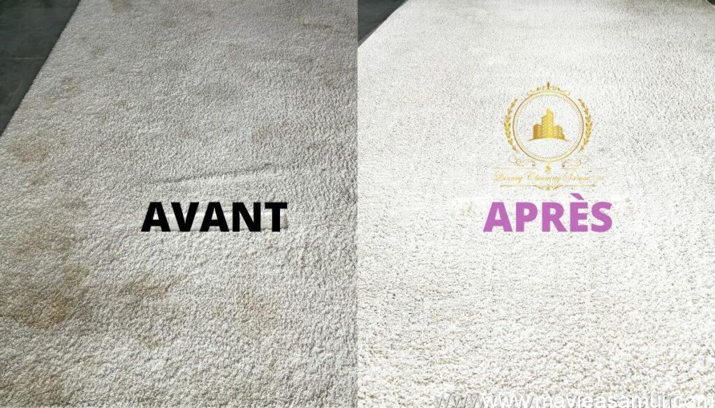 Nettoyage choc avant après des canapés, tapis, moquette par Luxury Cleaning Samui