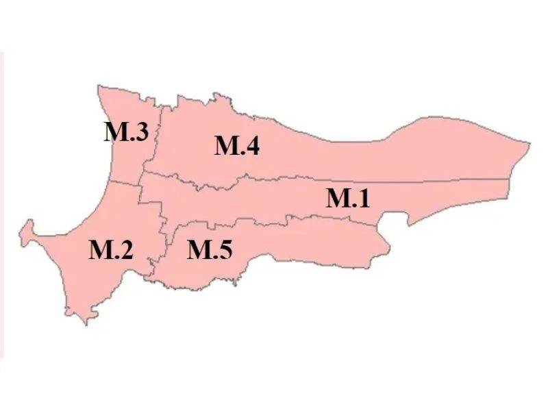 Lipa Noi. Les 5 villages du quartier de Lipa Noi et leur communautés sur l''île de Koh Samui en Thaïlande.