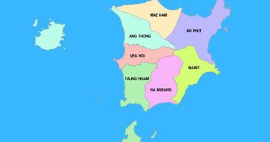 Les 7 quartiers de Koh Samui en Thaïlande.