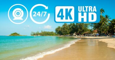 Webcam 4K en direct depuis la plage de Choeng Mon Beach et le Lost Beach Bar a Koh Samui