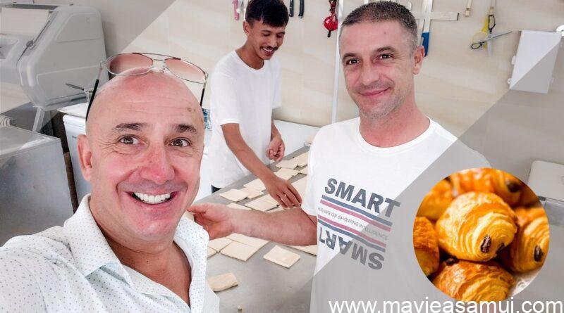 Le Premier Ingrédient Pour Faire Un Bon Pain Au Chocolat C’Est L’Amour, Boulangerie de Samui, Thaïlande.