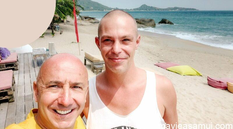 David, le nouveau repreneur de la Bohemia Beach Lounge et son concept Bora Bora a Koh Samui.