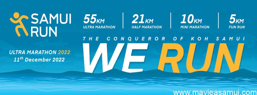 Ultra Marathon SAMUI RUN 2022 du 11 décembre. 4 parcours et 4 niveaux de difficulté. Inscriptions en ligne.