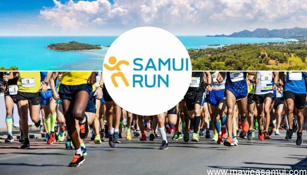 SAMUI RUN 2022, inscriptions aux 4 marathons du 11 décembre 2022 sur l’île de Koh Samui en Thaïlande.