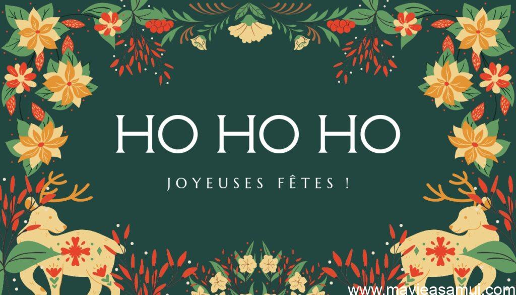 Comment se passe le Noel 2022 a Koh Samui, Thaïlande.