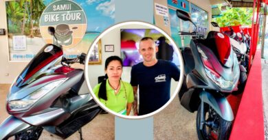Samui Bike Tour, l'agence de location de scooters neufs a Koh Samui par Mika, Lamai.