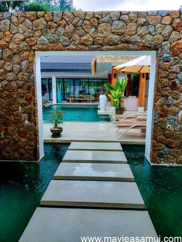 Location villa balinaise a Koh Samui avec des services VPI.