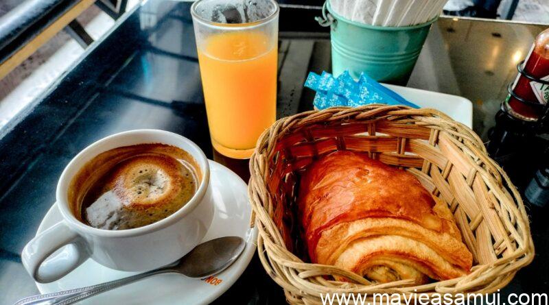 Bon Plan Petit-Déjeuner Boulanger à 100฿ (~ 2.70€)