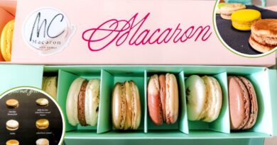 Boites MC Macaron avec 6 macarons, Koh Samui, Thaïlande