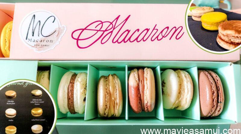 Boites MC Macaron avec 6 macarons, Koh Samui, Thaïlande