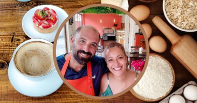 Pâtisserie Jardin Sucré à Maenam, Koh Samui, Thaïlande.