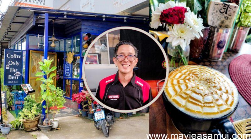 Café The Garage Life Coffee Shop à Maenam, Koh Samui, Thaïlande.