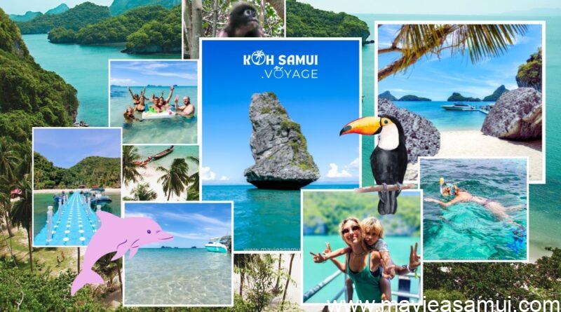 Excursion au parc marin national d'Angthong dans le sud de la Thaïlande, près de Koh Samui, par Koh Samui Voyage.