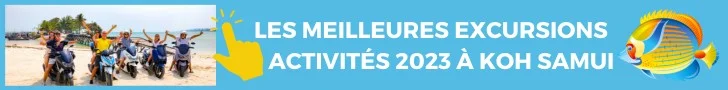 Les meilleures excursions et les activités sur l’île de Koh Samui en Thaïlande du sud.