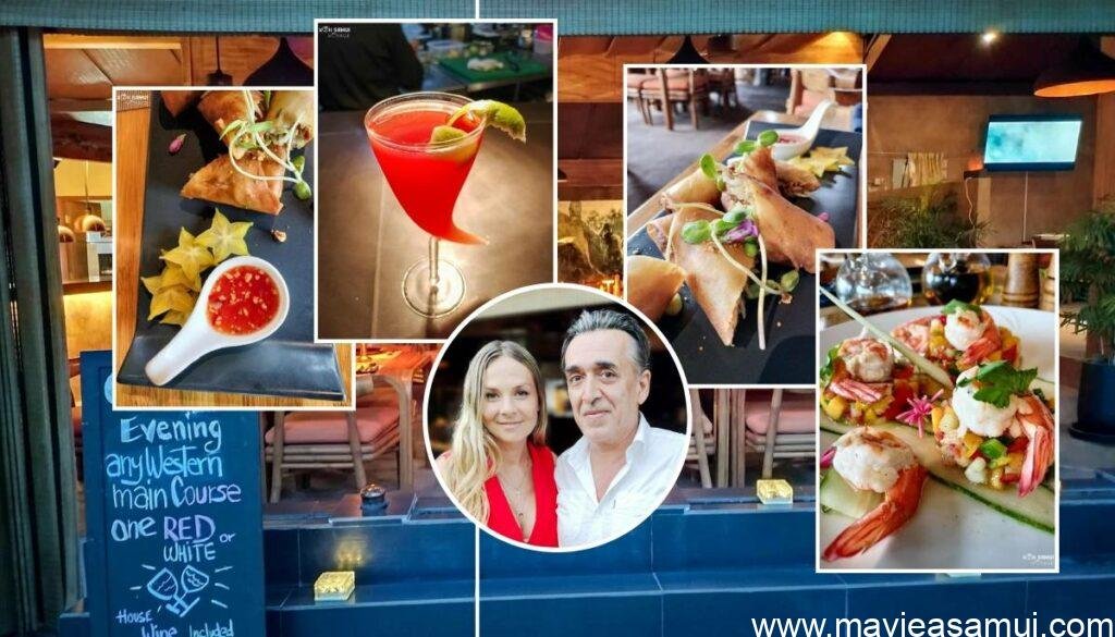 Restaurant Passa, cuisine raffinée gastronomique thaï et fusion à Maenam, Koh Samui, Thaïlande, dans le Khwan Beach Resort.