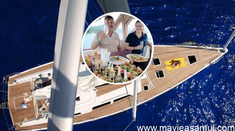 Aello Yachting, le plus grand et plus luxueux voilier de Koh Samui pour des excursions dans l'archipel d’îles en Thaïlande du sud.