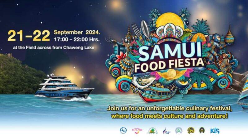 Samui Food Fiesta est un festival culinaire qui se déroulera les 21 et 22 septembre 2024 près du lac de Chaweng à Koh Samui, en Thaïlande du Sud.