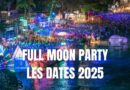 Les dates 2025 des Full Moon Party à Koh Phangan sur la plage de Haad Rin, en Thaïlande du Sud.