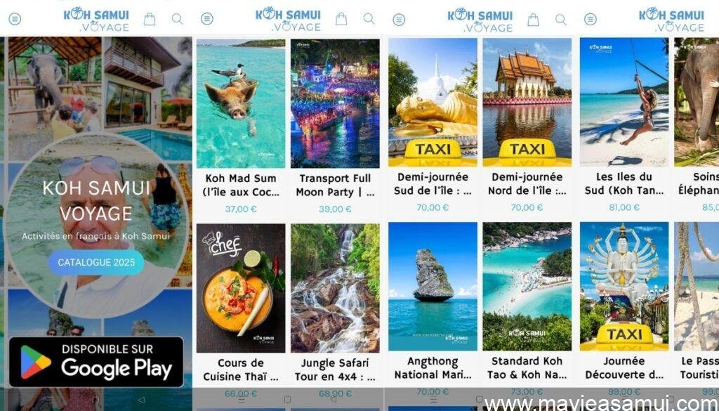 Découvrez Koh Samui : L'application Android Indispensable pour un Voyage Authentique en Thaïlande.