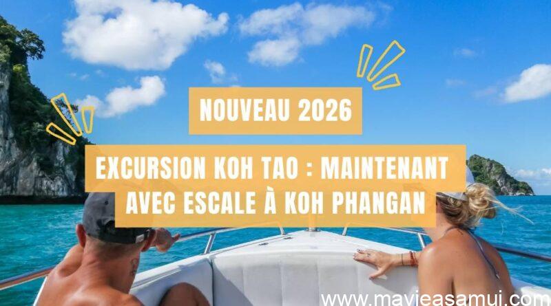 Départ Koh Samui vers Koh Tao : Escale et Pick-up à Koh Phangan
