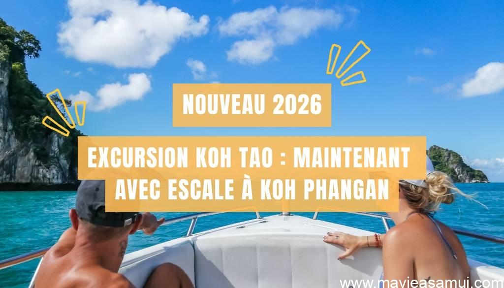 Départ Koh Samui vers Koh Tao : Escale et Pick-up à Koh Phangan