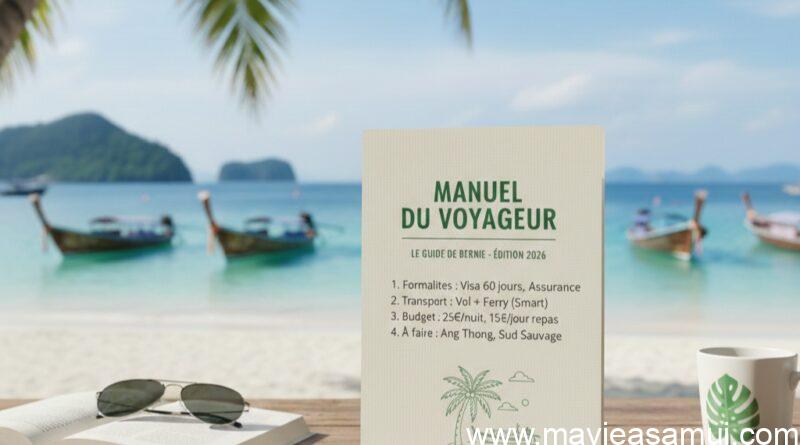 Manuel du voyageur Koh Samui 2026 guide pratique conseils experts agence Koh Samui Voyage