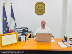 Agence consulaire de France pour Surat Thani a Koh Samui en Thaïlande.