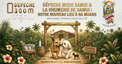 La boutique Depeche Mode & La Rhumerie de Samui : Découvrez leur nouvelle adresse commune à Na Muang !