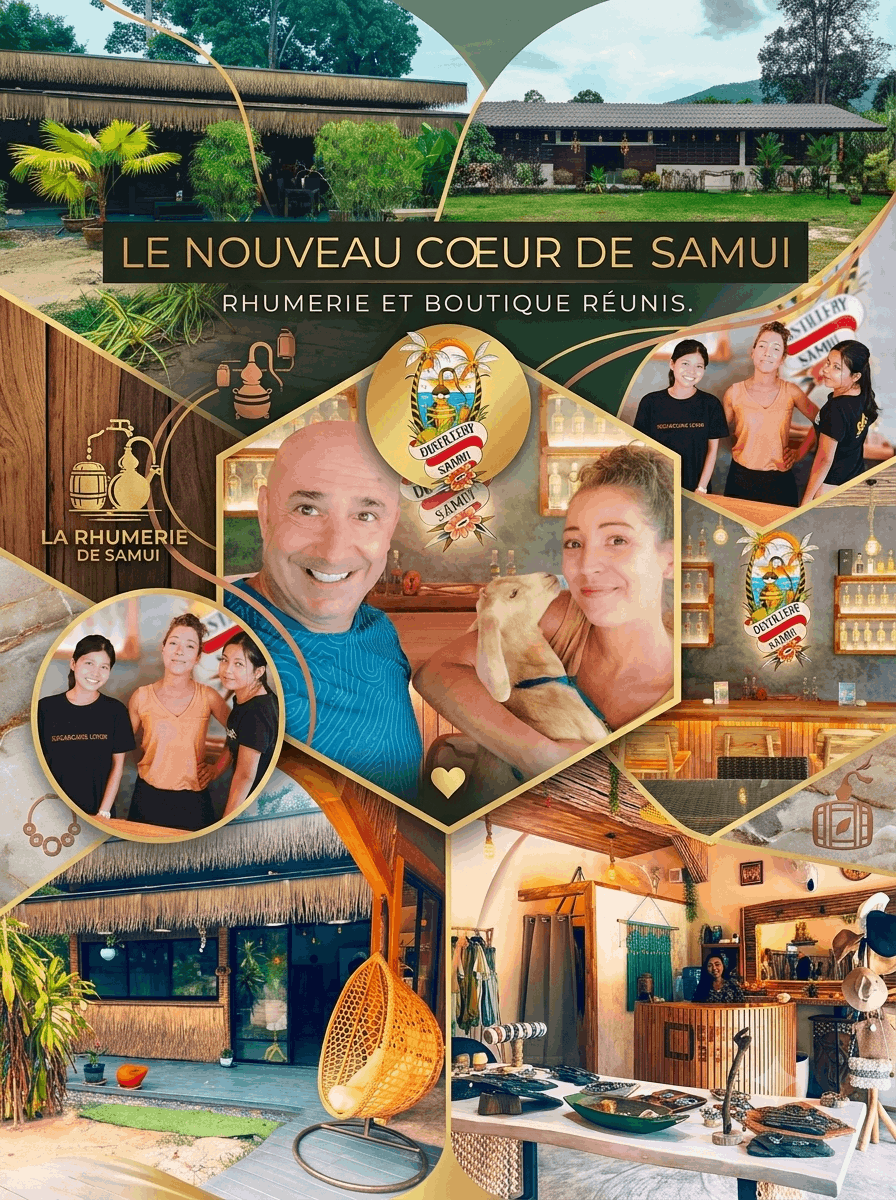 La boutique Depeche Mode & La Rhumerie de Samui : Découvrez leur nouvelle adresse commune à Na Muang !